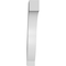 Ekena Millwork 3-in. W x 16-in. D x 22-in. H Baker Architectural Grade PVC Knee Brace BRCP03X16X22BKR - alternate 6